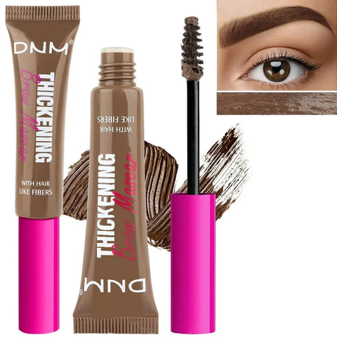 Waterproof Eyebrow Gel Cream with Brush Lasting Fast Tint Easy Dye Natural Black Brow Enhancers Tattoo Tin Korean Brow Makeup