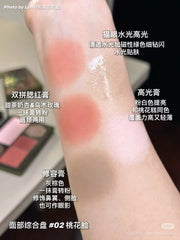 Girlcult Compendium of Materia Medica Series Pearl Matte Highlights Blush Face Contour Palette Brighten Integrated Palette