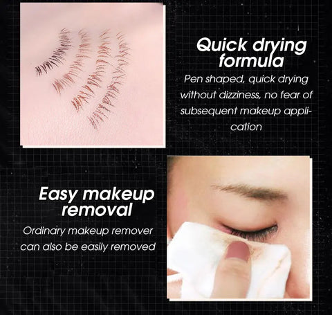 Eyeliner liquid pen is smooth, fast drying, waterproof, durable, not easy to smudge, and very thin eyeliner pen