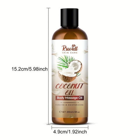 Coconut Oil Body Massage Essential oil, Rich in coconut oil extract essence, Can be used for body massage,long-lasting fragrance