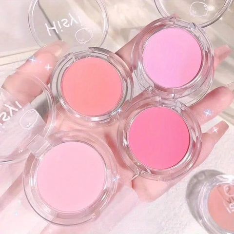 Brighten Face Blush Palette Face Contouring Face Blusher Cheek Tint Cheek Rouge Waterproof Monochrome Matte Female Makeup 1pc