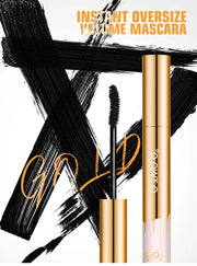 3D Mascara Lengthening Black Lash Eyelash Extension Eye Lashes Brush Beauty Makeup Long-wearing Gold Color Mascara