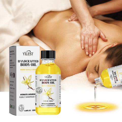 120ml Body Massage Oil Moisturizing Relieve Relaxing Body Stress Strengthen Nourishing Muscle Improve SPA Plant Essential Oils