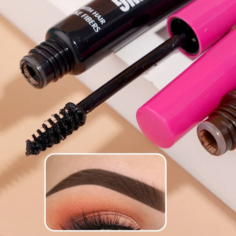 Waterproof Eyebrow Gel Cream with Brush Lasting Fast Tint Easy Dye Natural Black Brow Enhancers Tattoo Tin Korean Brow Makeup