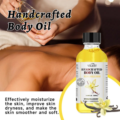 120ml Body Massage Oil Moisturizing Relieve Relaxing Body Stress Strengthen Nourishing Muscle Improve SPA Plant Essential Oils