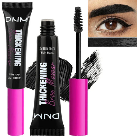 Waterproof Eyebrow Gel Cream with Brush Lasting Fast Tint Easy Dye Natural Black Brow Enhancers Tattoo Tin Korean Brow Makeup