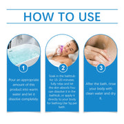 Bath Salt Spa Exfoliating Dead Skin Removal Improve Roughness Smoothing Cleansing Skin Body Wash Soothing Moisturizing Skin Care