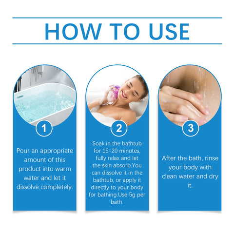 Bath Salt Spa Exfoliating Dead Skin Removal Improve Roughness Smoothing Cleansing Skin Body Wash Soothing Moisturizing Skin Care