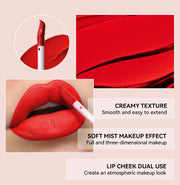 6 Colors Nude Matte Lip Gloss Waterproof Lasting Lipstick Not Fading Sexy Nude Red Pink Velvet Liquid Lipsticks Makeup Cosmetic
