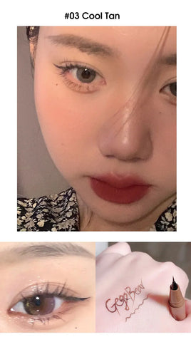 Eyeliner liquid pen is smooth, fast drying, waterproof, durable, not easy to smudge, and very thin eyeliner pen