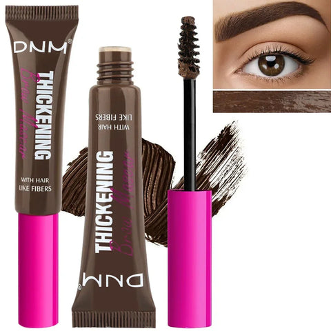 Waterproof Eyebrow Gel Cream with Brush Lasting Fast Tint Easy Dye Natural Black Brow Enhancers Tattoo Tin Korean Brow Makeup