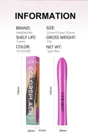 10 Colors Waterproof Volumizing Mascara Smudge-Proof Curling Long-Lasting Sapphire Blue Pink Mascara for Eye Makeup Cosmetics