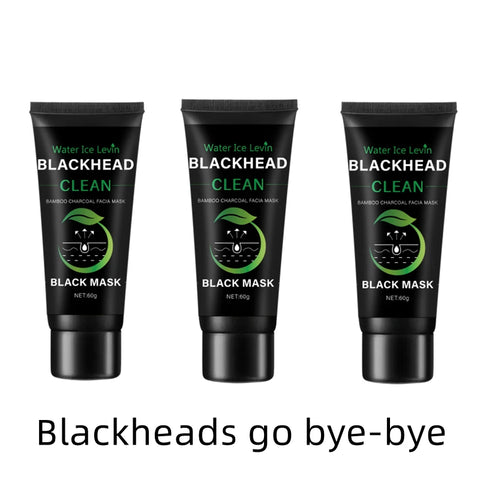 Bamboo Charcoal Fiber Mask Blackhead Removal Deep Mask Deep Cleansing Cleansing Exfoliating Mask Treatment Black Mask