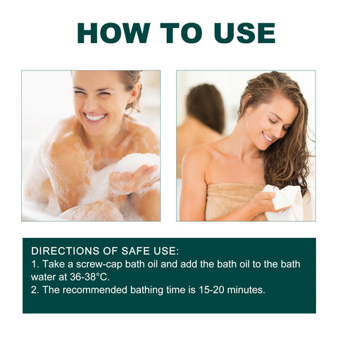 Moisturizing Bath Oil Deep Nourishing Gentle Cleansing Anti Drying Smoothing Brightening Relieve Fatigue Soothing Body Bath Oil