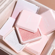 Dual-Layer Highlight & Contour Palette – Radiant Matte Shine for Perfect Face Sculpting