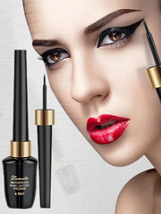 Black Liquid Eyeliner Pen with Ultra-Fine Hard Tip - Long-Lasting & Waterproof | Perfect for Precise Lining (Daily/Party Makeup)