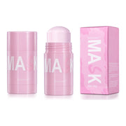 40g Face Clean Mask Green Tea/Rose Extract Cleansing Stick Deep Moisturizing Shrink Pores Blackhead Film Smear Oil Control Mask