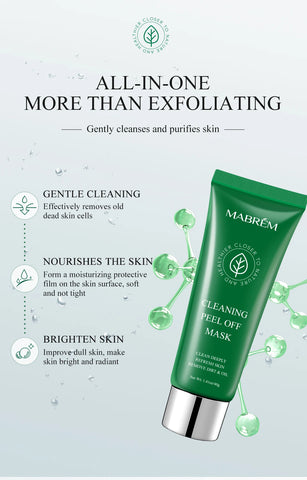 Deep Cleansing Mask Blackhead Remover Tear Pull Face Masks Moisturizing Oil Control Shrink Pore Improve Rough Skin Mud Mask