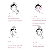 40g Face Clean Mask Green Tea/Rose Extract Cleansing Stick Deep Moisturizing Shrink Pores Blackhead Film Smear Oil Control Mask