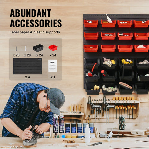 Wall Mounted Storage Bins