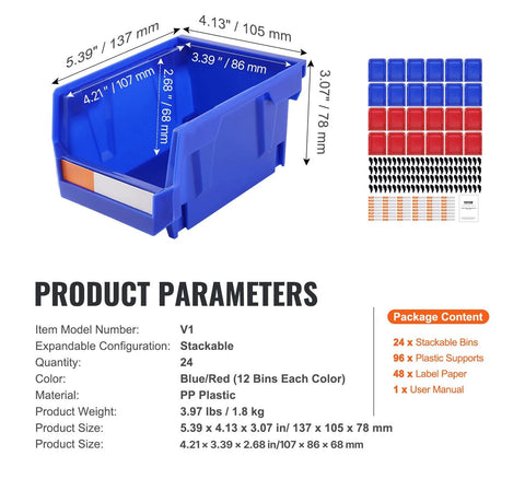 Plastic Storage Bin